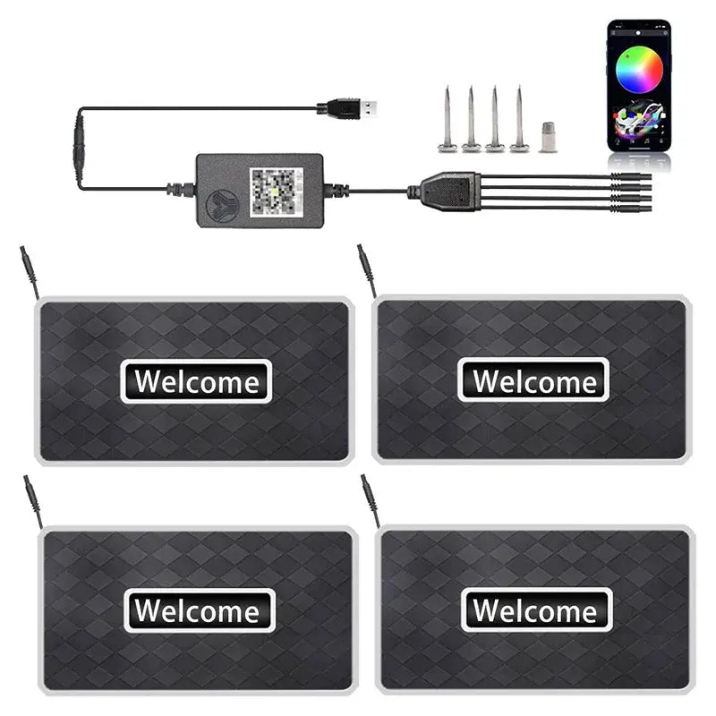 Personalized Car Floor Mat Light - Planet4Shopping