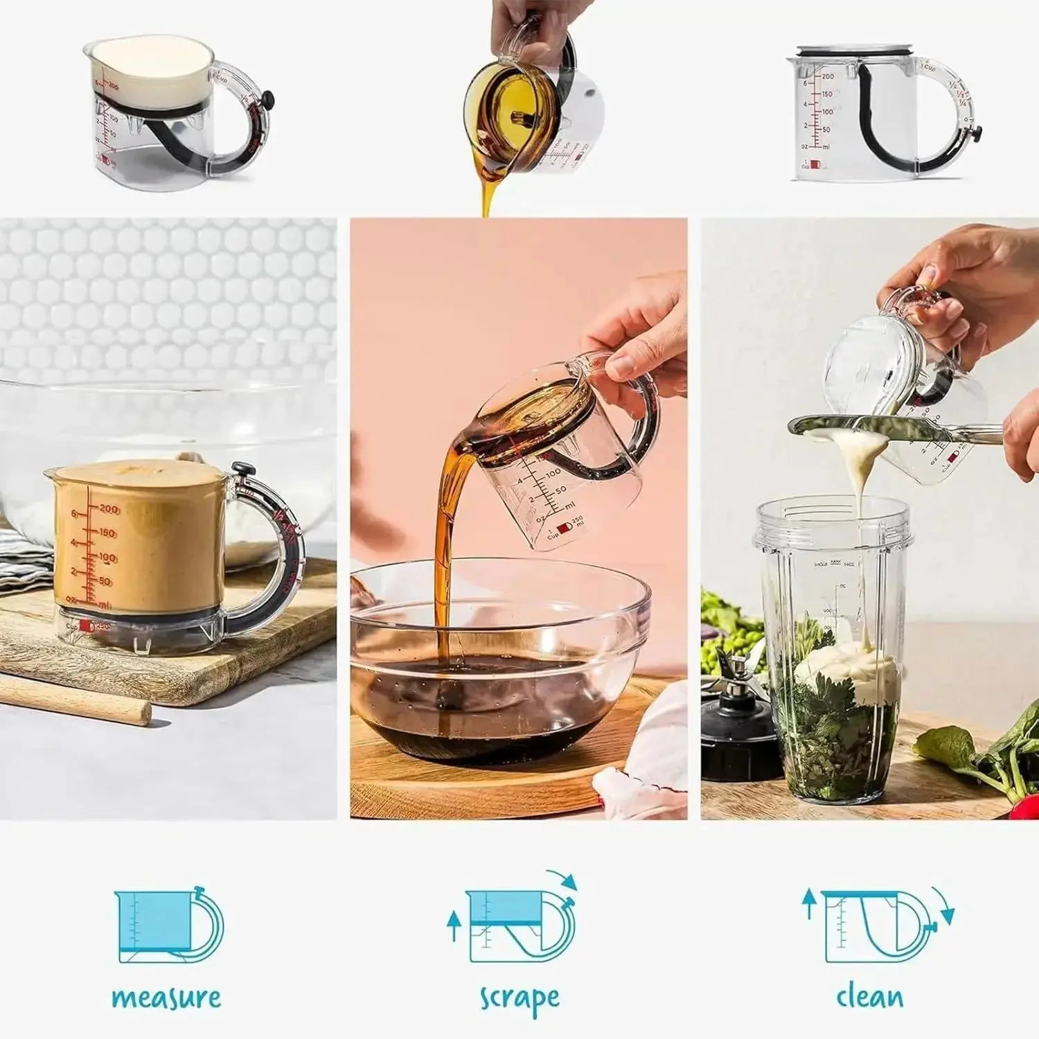4-in-1 Adjustable Measuring Cup - Planet4Shopping