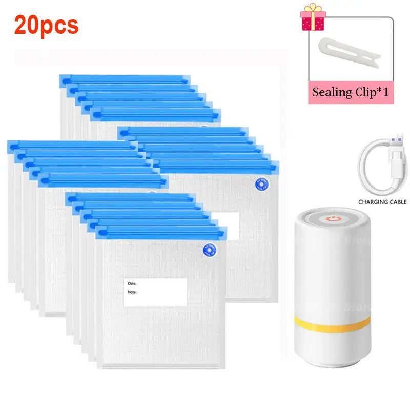 Vacuum Sealed Food Bags Food Storage - Planet4Shopping