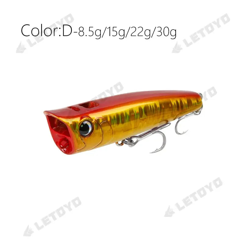 Popper Fishing Lure Hard Bait 8.5-30g - Planet4Shopping