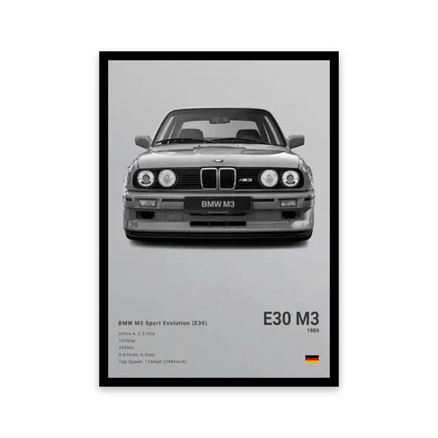 Car Wall Art Canvas - Planet4Shopping