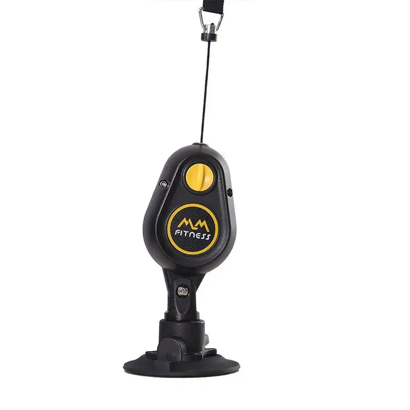 Fitness Resistance Pull Down Rope Trainer With Suction - Planet4Shopping