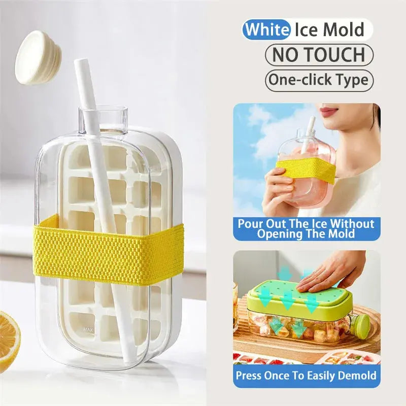 Ice Cube Tray With Straw - Planet4Shopping