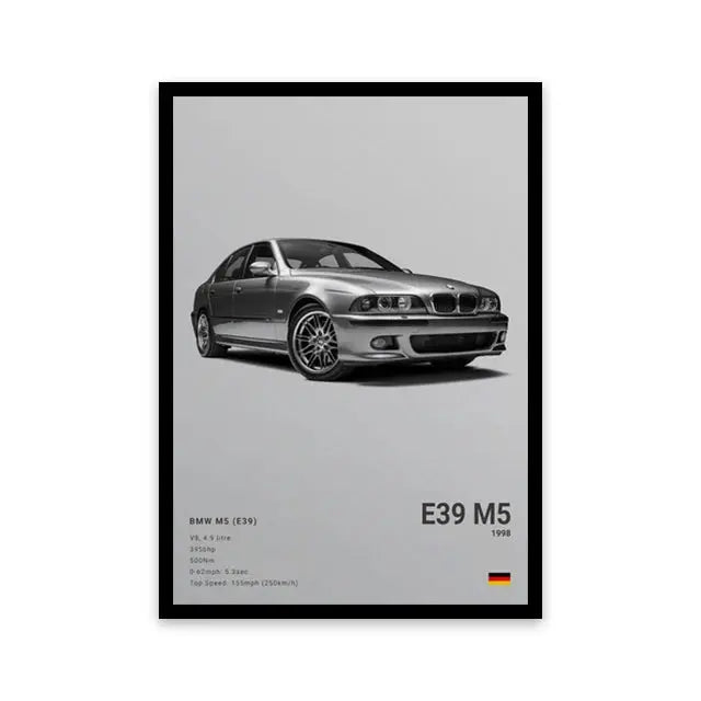 Car Wall Art Canvas - Planet4Shopping