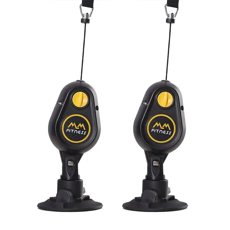 Fitness Resistance Pull Down Rope Trainer With Suction - Planet4Shopping