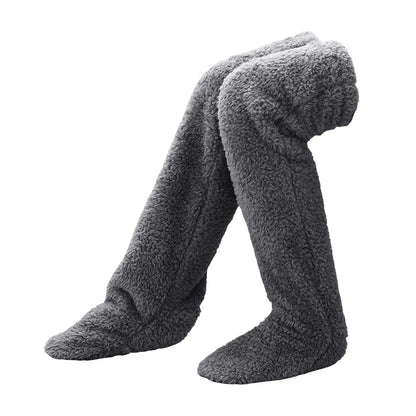 Fuzzy Leg Warmer Stocking - Planet4Shopping