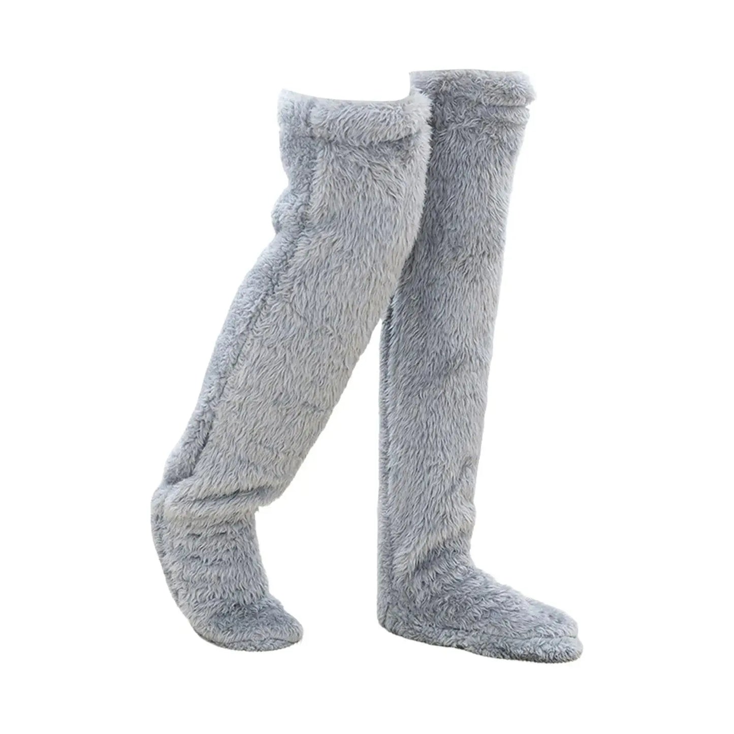 Fuzzy Leg Warmer Stocking - Planet4Shopping