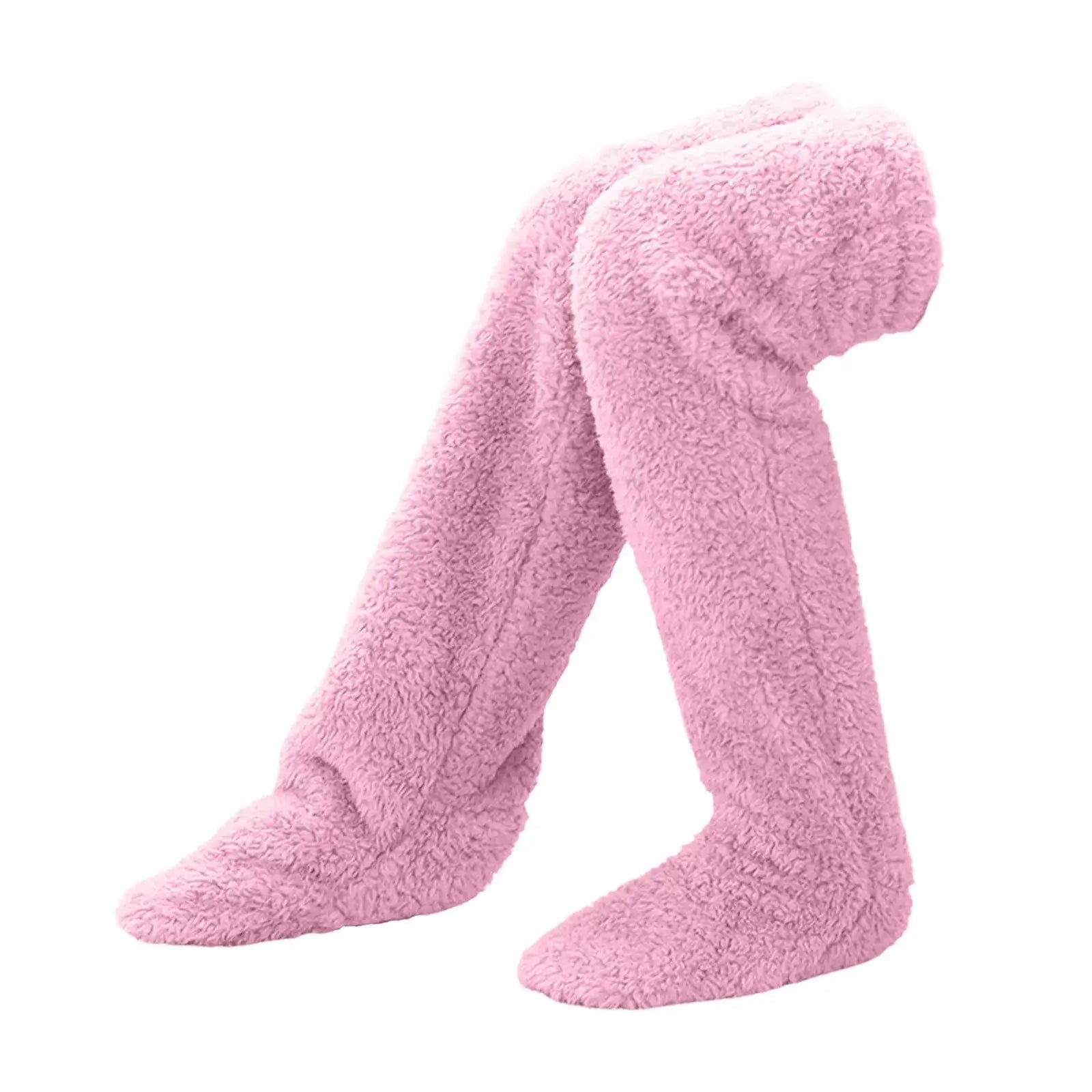 Fuzzy Leg Warmer Stocking - Planet4Shopping