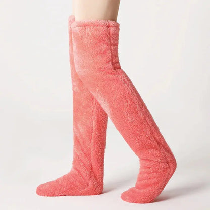 Fuzzy Leg Warmer Stocking - Planet4Shopping