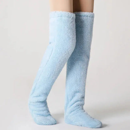 Fuzzy Leg Warmer Stocking - Planet4Shopping