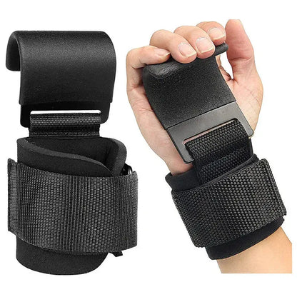 Weight Lifting Hooks with Wrist Straps - Planet4Shopping