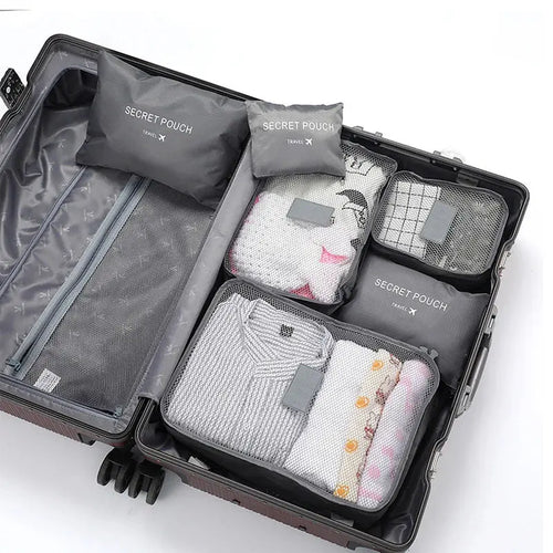 6 Pcs Travel Clothes Storage Bags - Planet4Shopping
