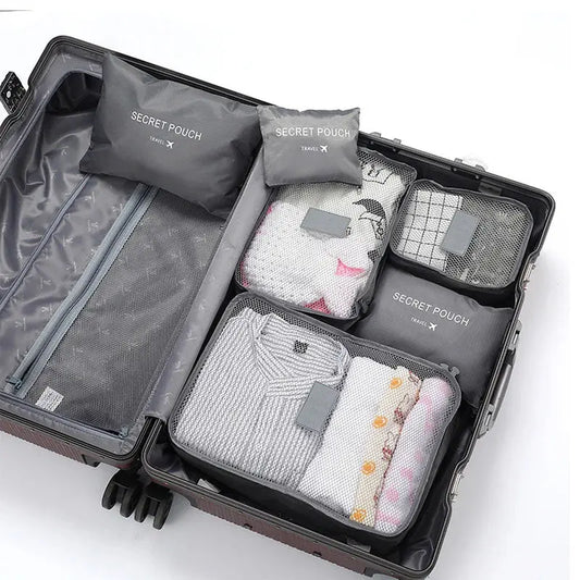 6 Pcs Travel Clothes Storage Bags - Planet4Shopping