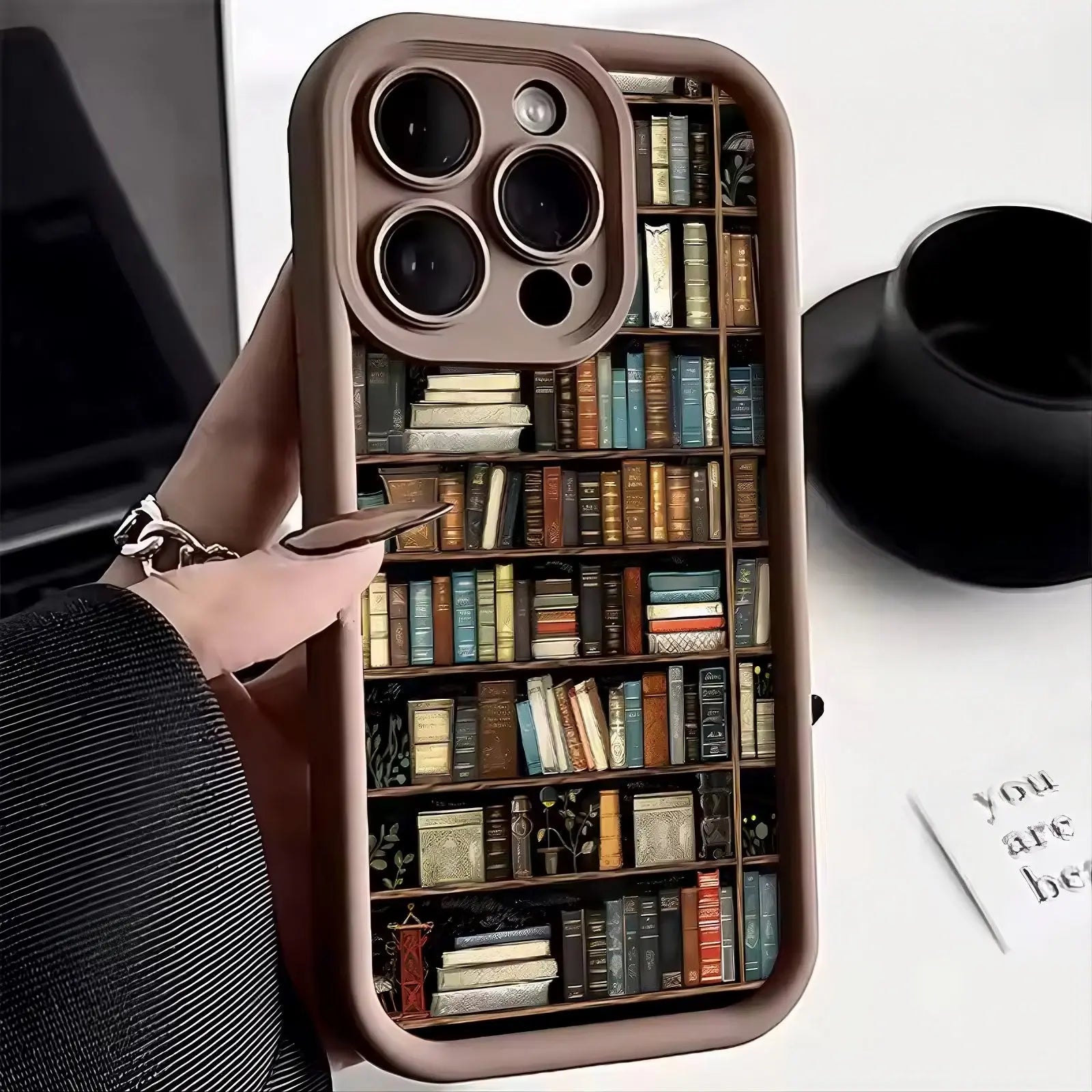 Book Shelf Silicone iPhone Case - Planet4Shopping