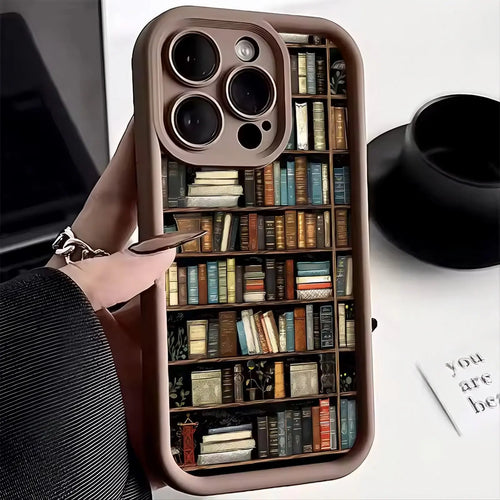 Book Shelf Silicone iPhone Case - Planet4Shopping