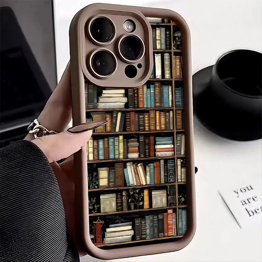 Book Shelf Silicone iPhone Case - Planet4Shopping