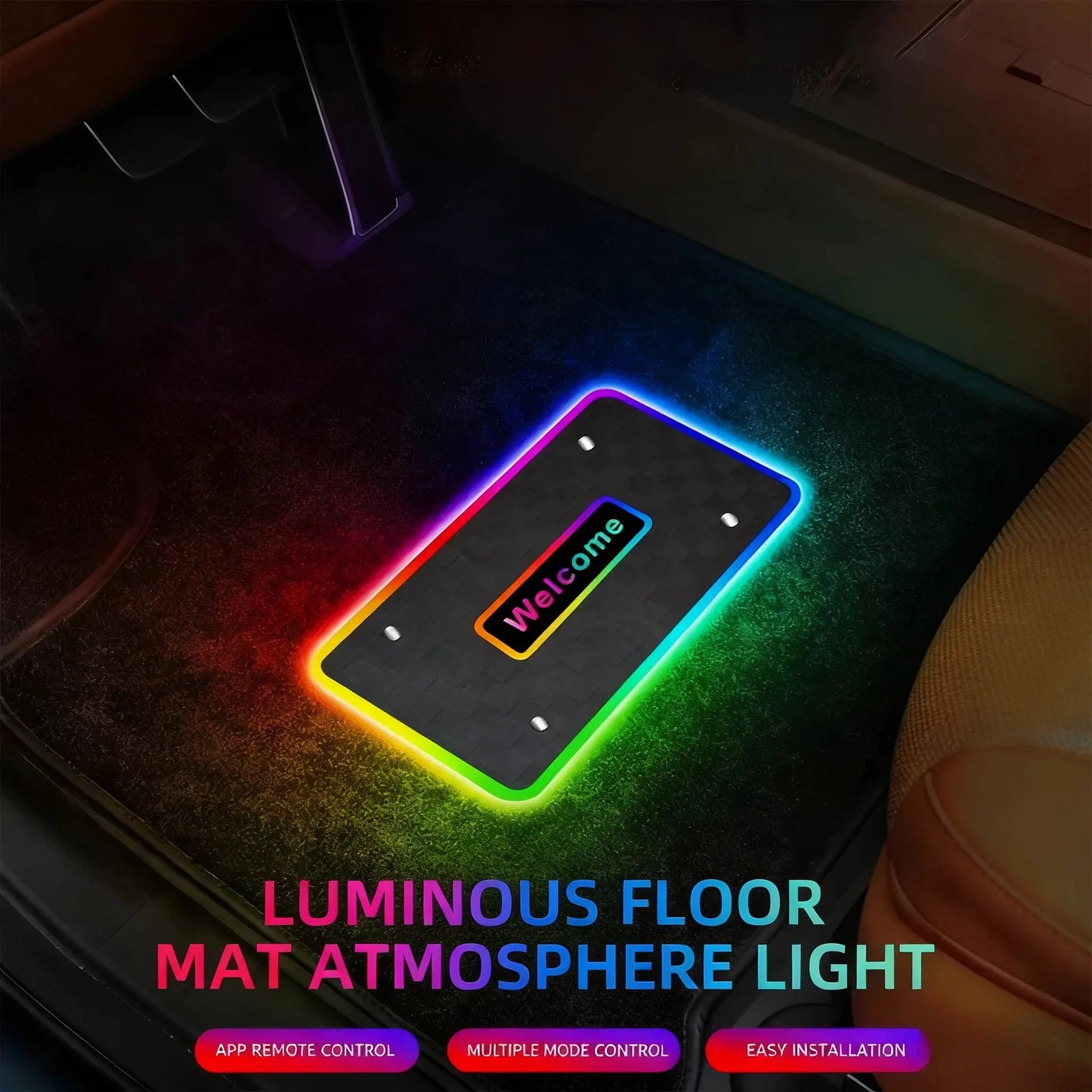 Personalized Car Floor Mat Light - Planet4Shopping