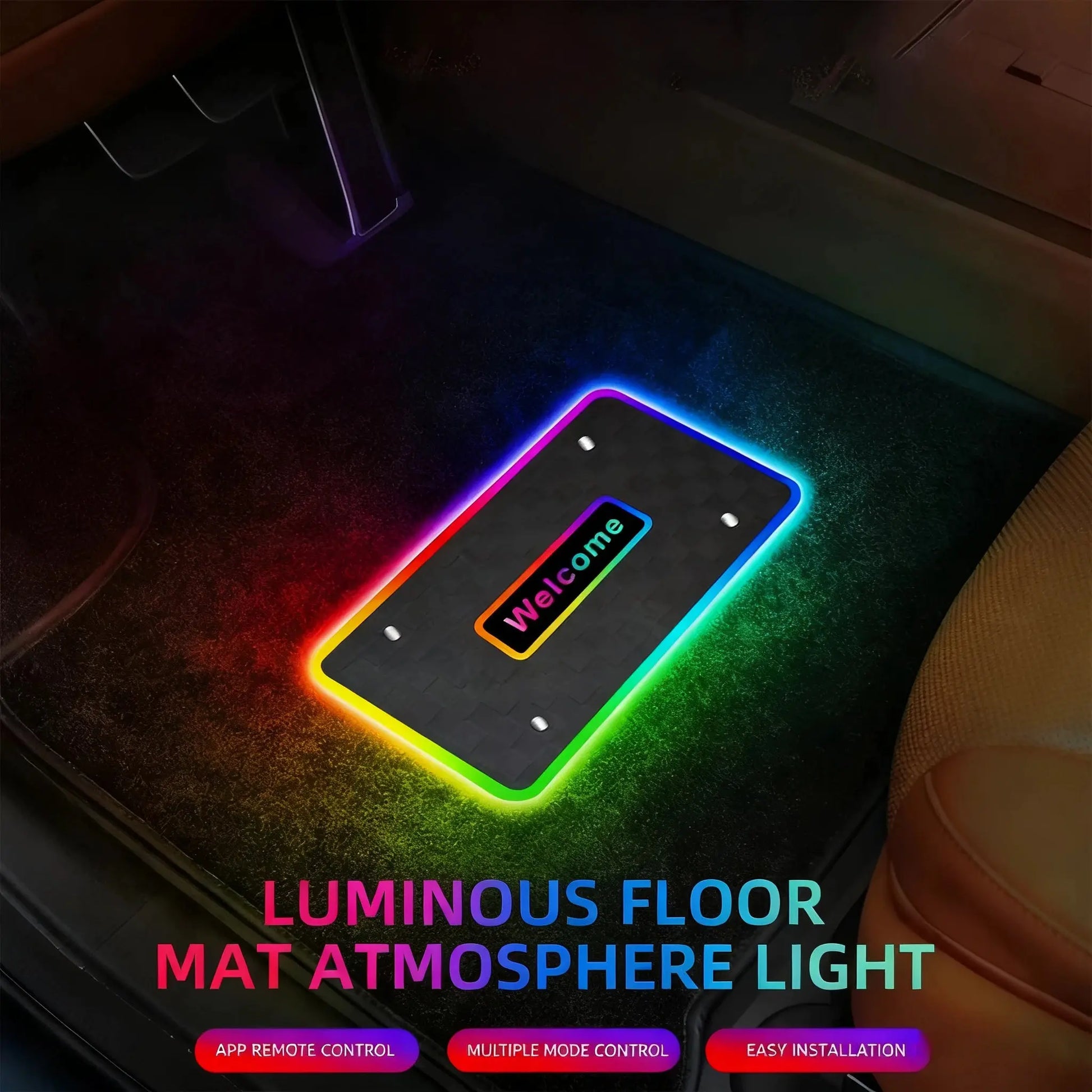 Personalized Car Floor Mat Light - Planet4Shopping