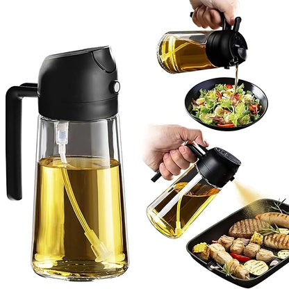 2 in 1 Oil Spray Bottle - Planet4Shopping