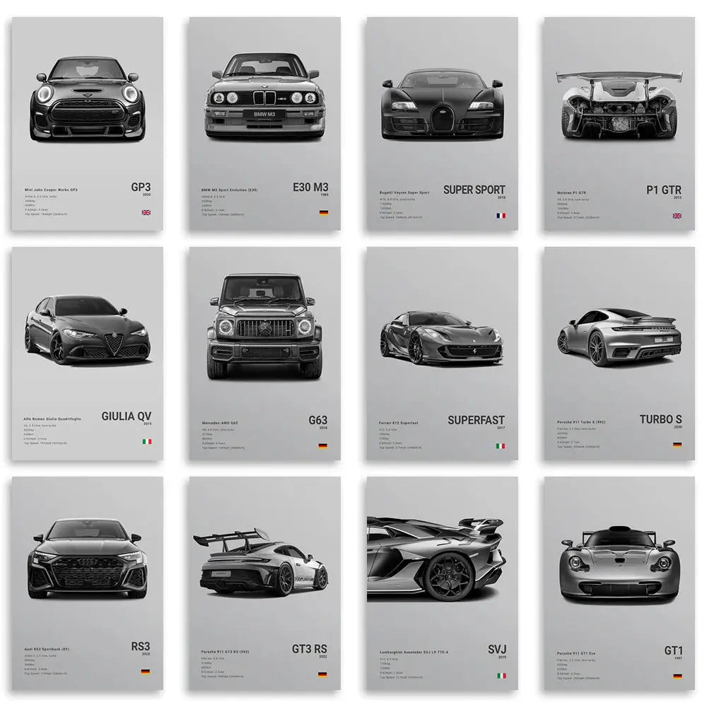 Car Wall Art Canvas - Planet4Shopping