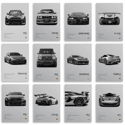 Car Wall Art Canvas - Planet4Shopping