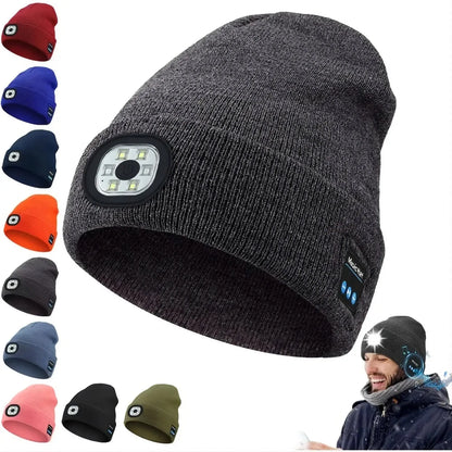 3-in-1 Function Bluetooth Beanie with Light - Planet4Shopping