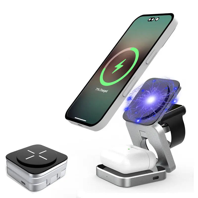 Portable 3 in 1 Foldable Wireless Charger Stand - Planet4Shopping