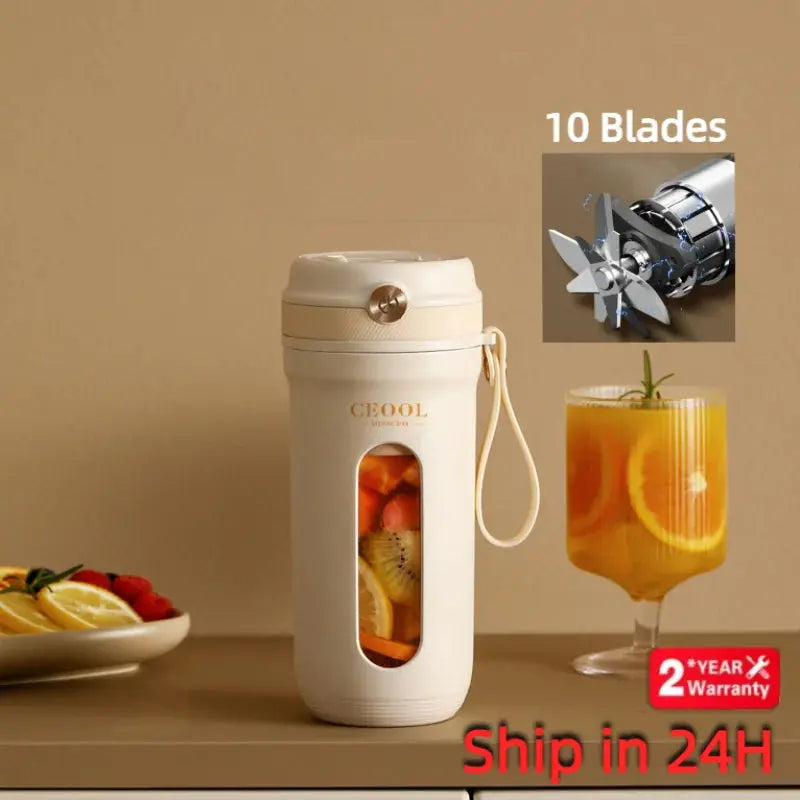 10 Blades Electric Portable Blender - Planet4Shopping