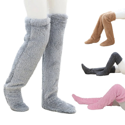 Fuzzy Leg Warmer Stocking - Planet4Shopping