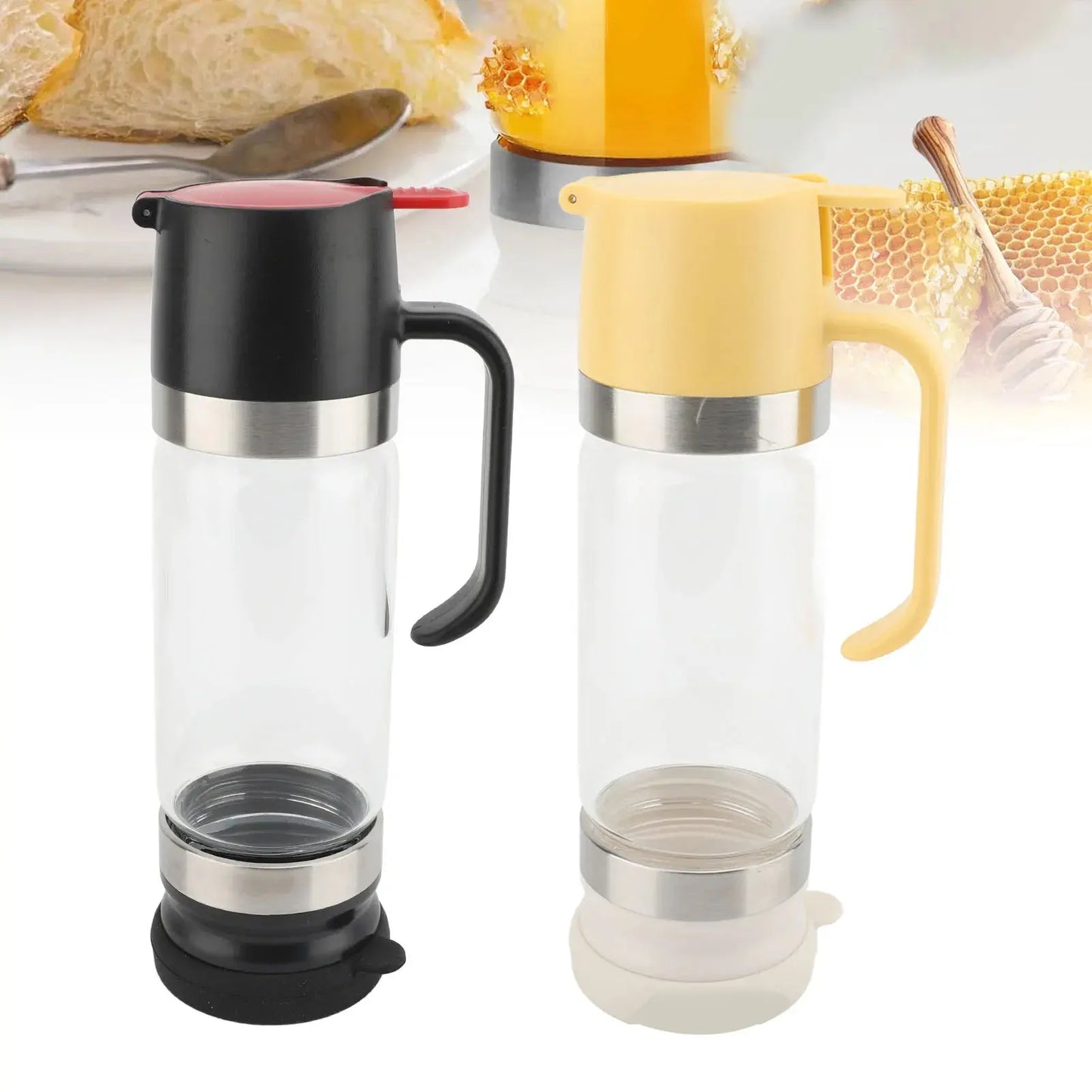 Honey Dispenser with Handle & No Drip - Planet4Shopping