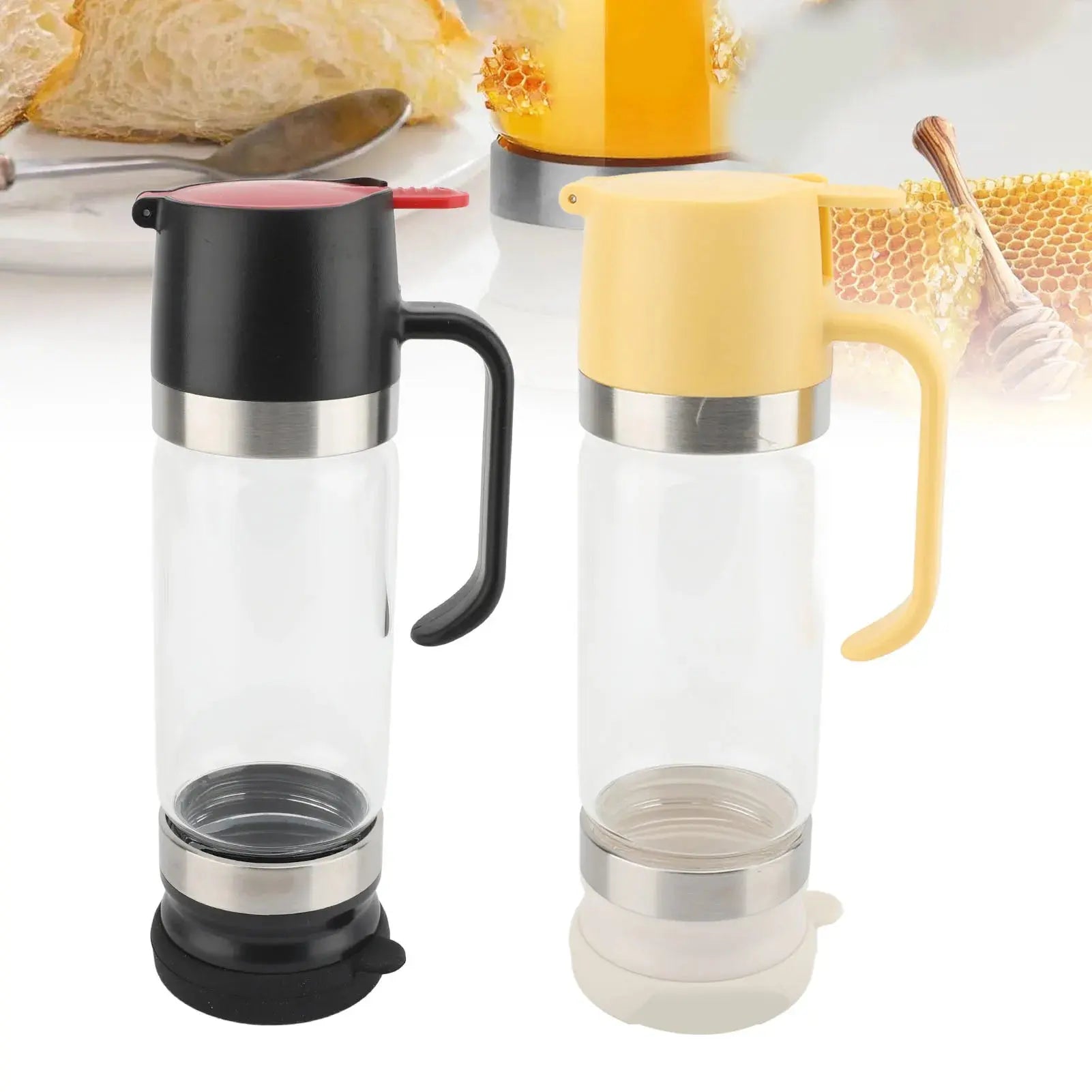 Honey Dispenser with Handle & No Drip - Planet4Shopping