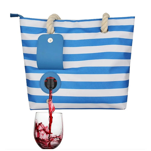 Insulated Tote Bag with Drink Dispenser - Planet4Shopping