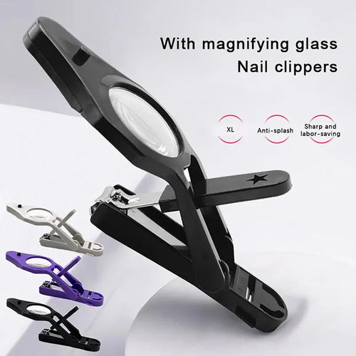 Nail Clipper with Light & Magnifying Glass - Planet4Shopping