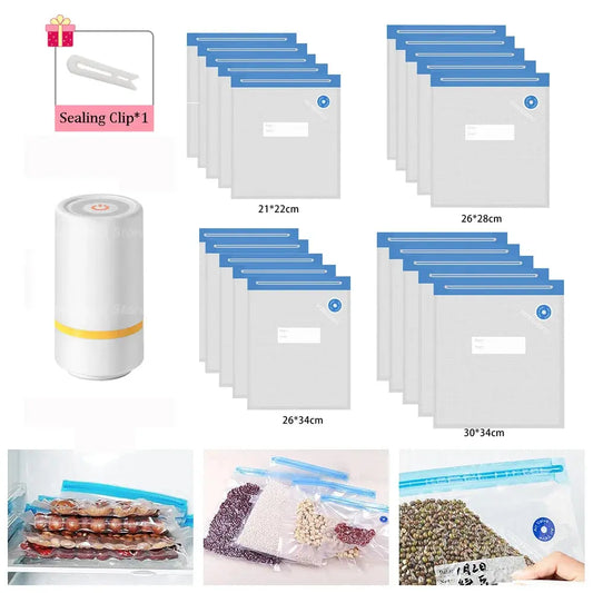 Vacuum Sealed Food Bags Food Storage - Planet4Shopping