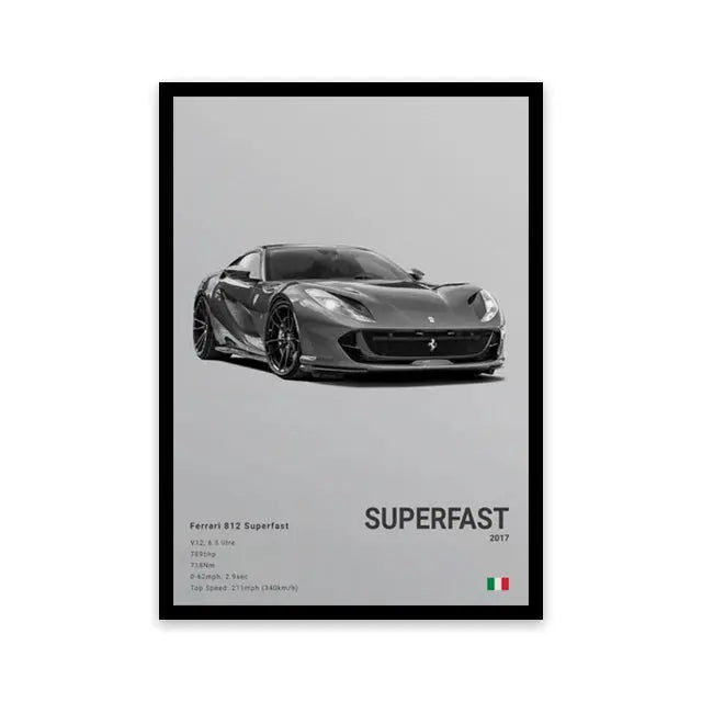Car Wall Art Canvas - Planet4Shopping