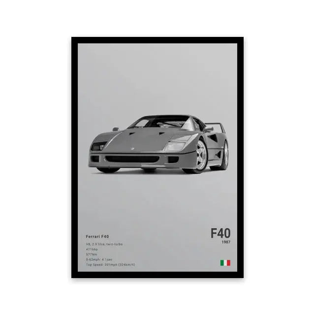 Car Wall Art Canvas - Planet4Shopping