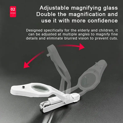 Nail Clipper with Light & Magnifying Glass - Planet4Shopping