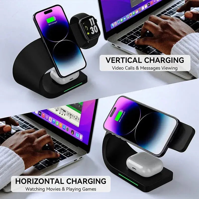 Magnetic Wireless Charger Stand 15W - Planet4Shopping