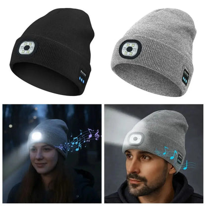 3-in-1 Function Bluetooth Beanie with Light - Planet4Shopping