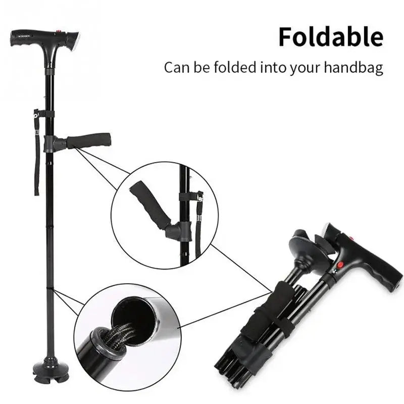 Telescopic Walking Cane for Elderly - Planet4Shopping