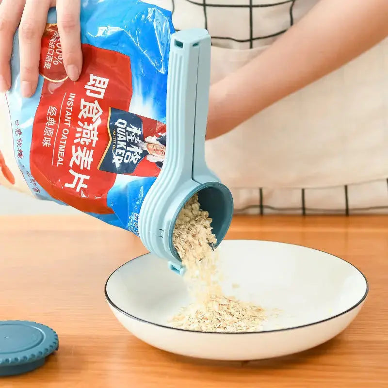 Sealing Clip With Noozle Snack Dispenser - Planet4Shopping