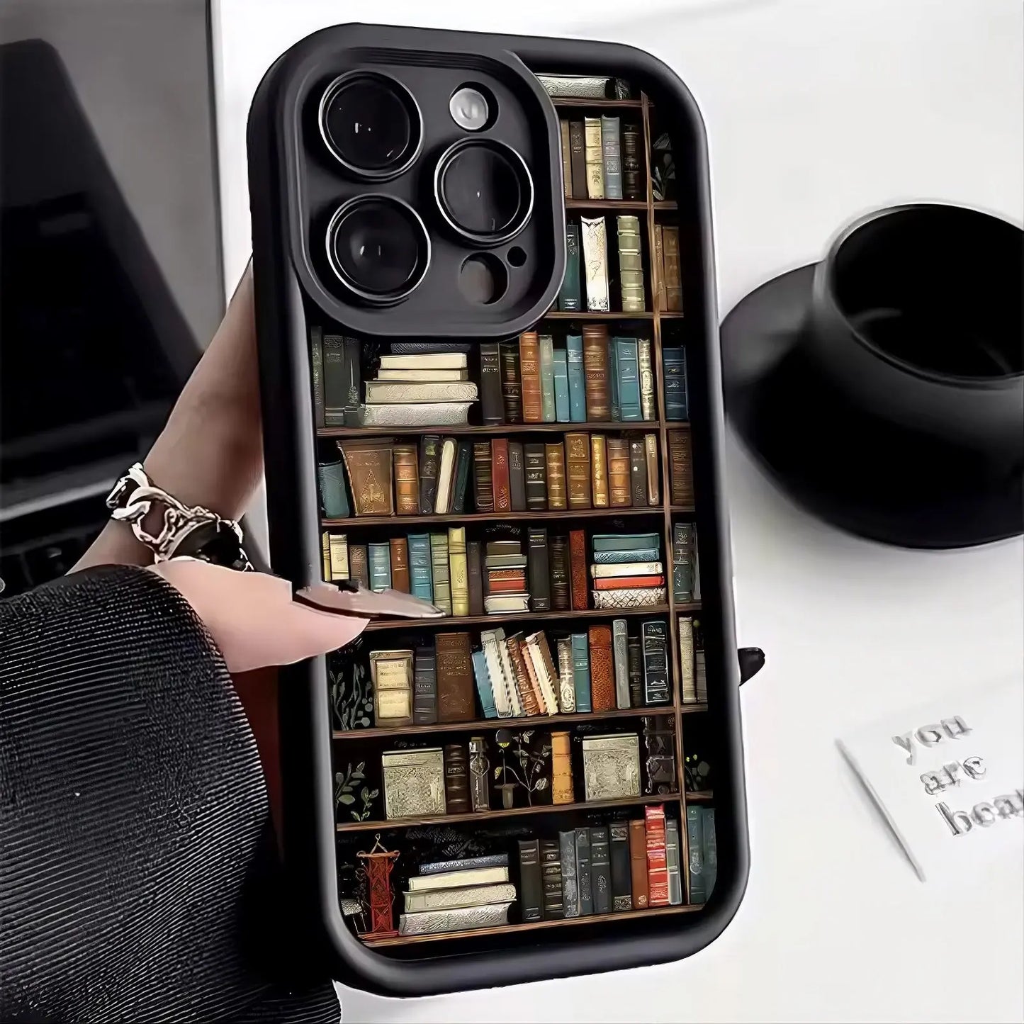 Book Shelf Silicone iPhone Case - Planet4Shopping