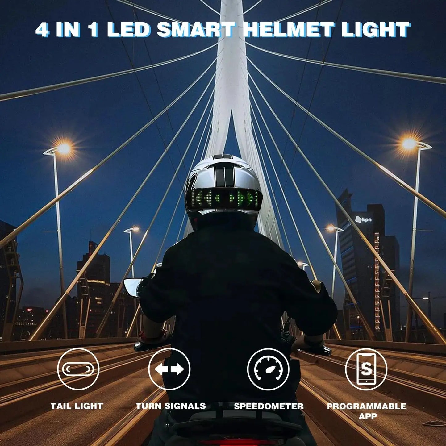 Motorcycle Helmet Programmable LED Display - Planet4Shopping