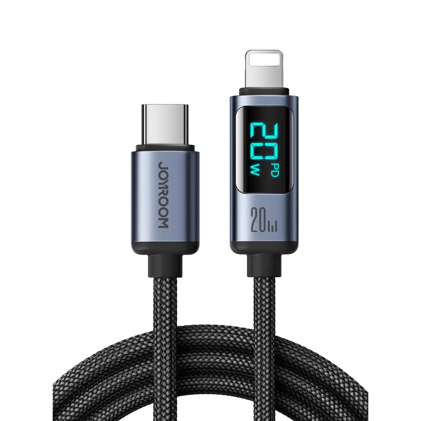 Braided USB Data Cable with Display - Planet4Shopping