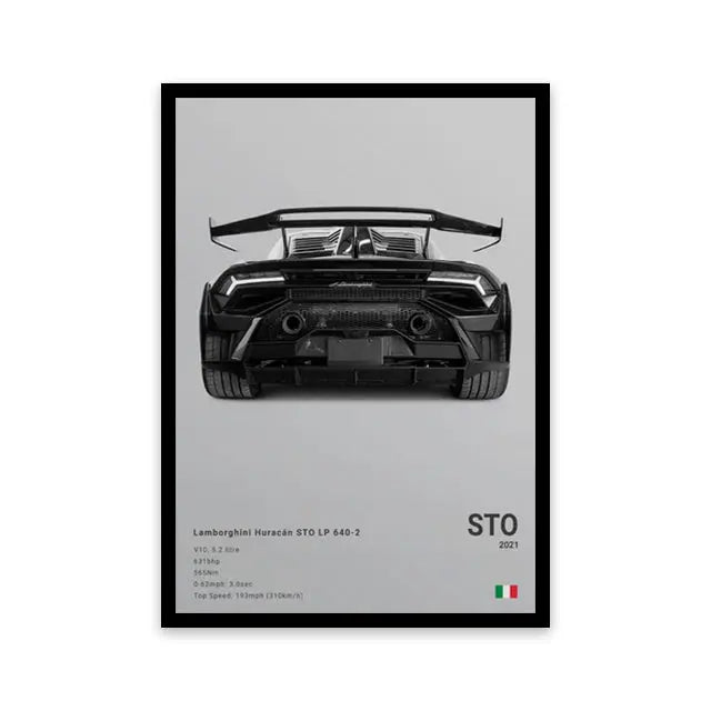 Car Wall Art Canvas - Planet4Shopping
