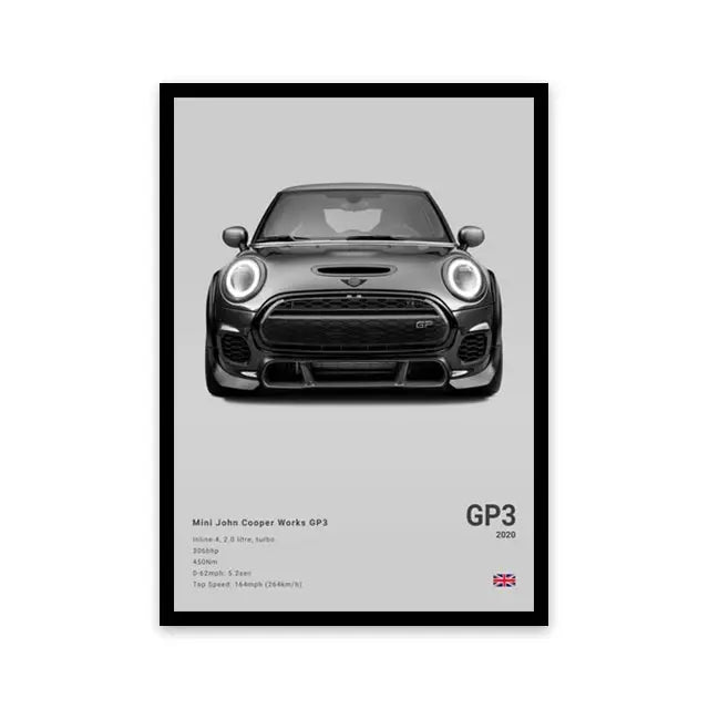 Car Wall Art Canvas - Planet4Shopping