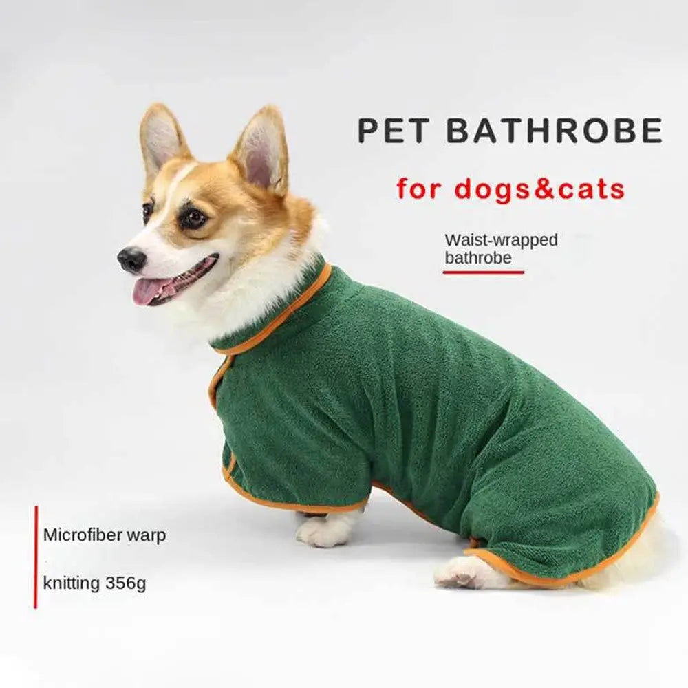 Dog Bathrobe Towel - Planet4Shopping