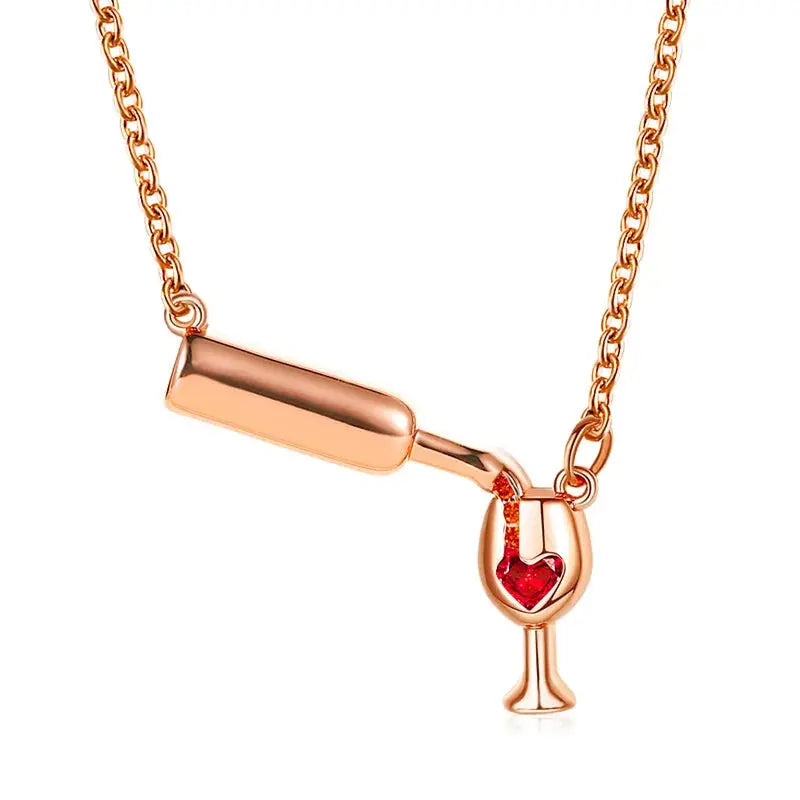 Wine Bottle Necklace - Planet4Shopping