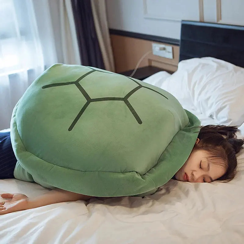 Wearable Turtle Shell Plush Pillow - Planet4Shopping