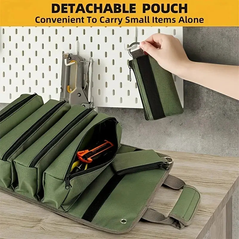 Heavy-Duty Roll-Up Tool Bag - Planet4Shopping